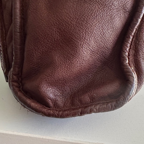 Sissi Rossi Brown Leather Tote Bag - Picture 7 of 16